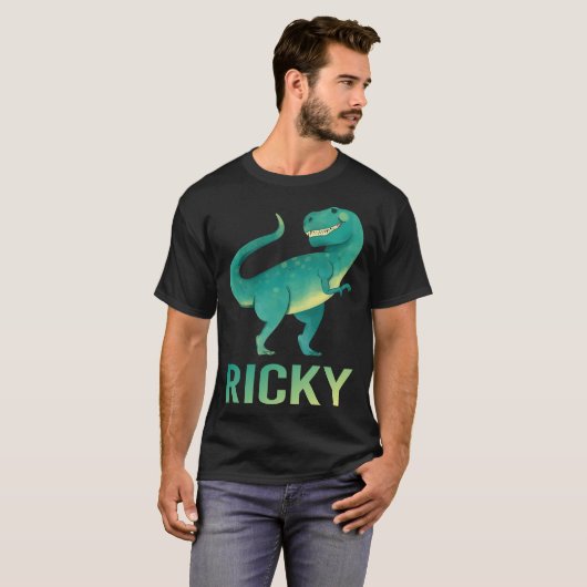 Happy Dinosale - Ricky Name Tシャツ (正面フル)