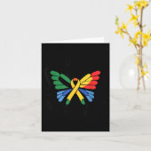 Happy Disabled Pride Month Awareness Disability Pr カード (黄色い花)