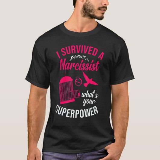 Happy Divorce Party I Survived A Narcissist What's Tシャツ (正面)