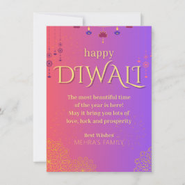 Happy Diwaliカスタマイズ シーズンカード