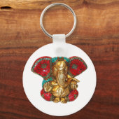 Happy DIWALI – ありがとうGANAPATI Ganesh キーホルダー (正面)