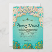 Happy Diwali Celebration Invitation 招待状 (正面)