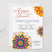 Happy Diwali Celebration Invitation 招待状 (正面)