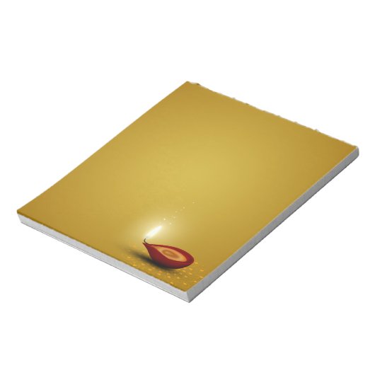 Happy Diwali Diya – メモ帳 (回転)