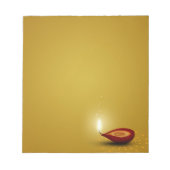 Happy Diwali Diya – メモ帳 (正面)