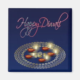 Happy Diwali Ganesha Rangoli – マグネット
