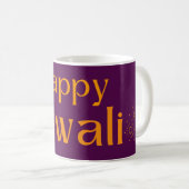 Happy Diwali Party  コーヒーマグカップ (正面右)