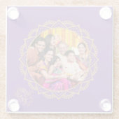 Happy Diwali Photo  ガラスコースター (裏面)