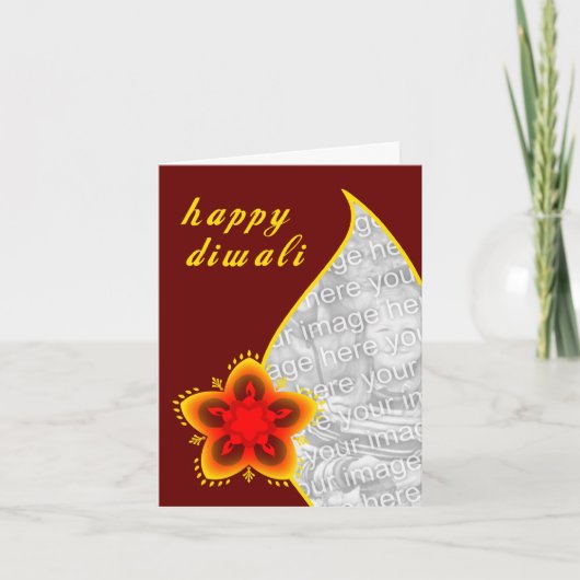 happy diwali photo card : light window カード (正面)