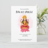 Happy diwali pooja 招待状 (スタンド正面)