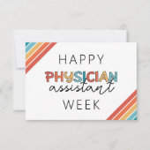 Happy Doctor Assistant Week サンキューカード (正面)