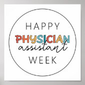 Happy Doctor Assistant Week ポスター (正面)