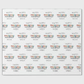 Happy Doctor Assistant Week ラッピングペーパー (フラット)