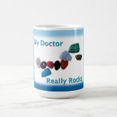 Happy Doctor'Day My Doc Rocks コーヒーマグカップ (中央)