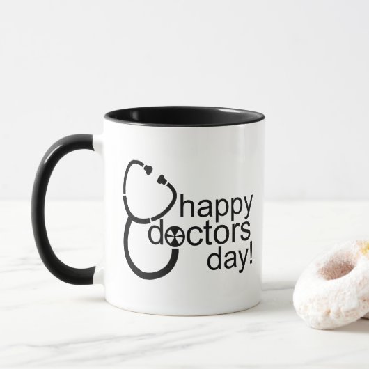 Happy Doctors Day! マグカップ (ドーナツ)