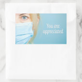 Happy Doctors Day You Beautiful 長方形シール (バッグ)