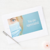 Happy Doctors Day You Beautiful 長方形シール (封筒)