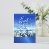 Happy Doctors's Day, heartbeat and Mountains ポストカード (スタンド正面)