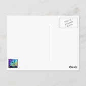 Happy Doctors's Day, heartbeat and Mountains ポストカード (裏面)