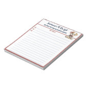 Happy DogまたはPhoto Do パーソナライズされたプランナー ノートパッド (回転)