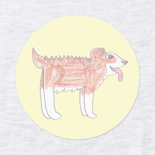 Happy Dog Clothing Labels ラベル (デザイン1)
