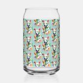 Happy Dog eating an ice-cream ガラス缶 (右)