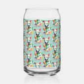 Happy Dog eating an ice-cream ガラス缶 (左)