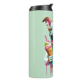 Happy Dog eating an ice-cream タンブラー (回転左)