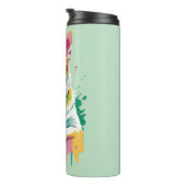 Happy Dog eating an ice-cream タンブラー (回転右)