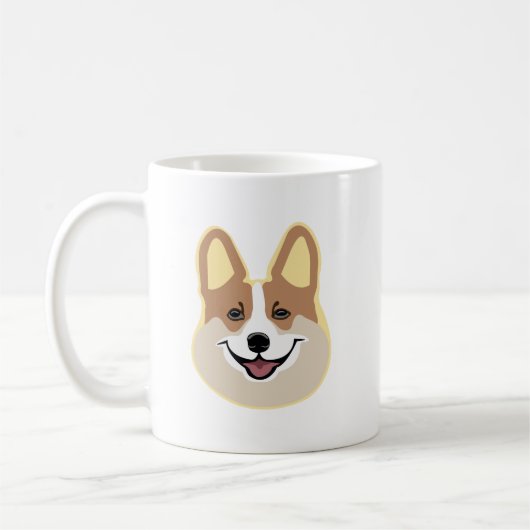Happy Dog mok コーヒーマグカップ (左)