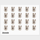 Happy_Dog_Mult_Products ラウンドシール (シート)