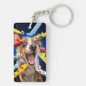 Happy Dog Party Blowers キーホルダー (裏面)