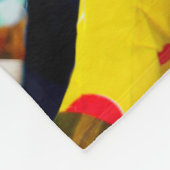 Happy Dog Party Blowers フリースブランケット (角)