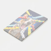 Happy Dog Party Blowers ポストイット (アングル)