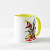 Happy Dog Party Blowers マグカップ (正面右)