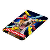 Happy Dog Party Blowers マグネット (左側)