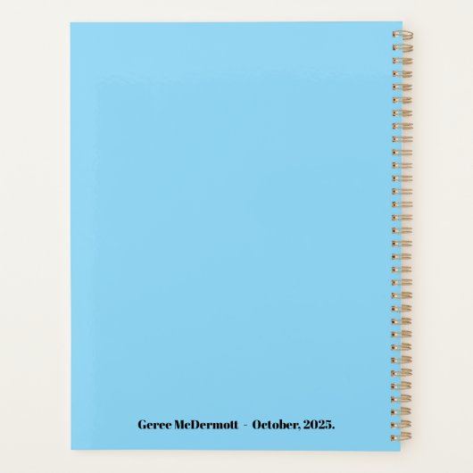 Happy Dog Planner プランナー手帳 (裏面)