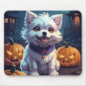 Happy Doggy Halloween マウスパッド (正面)