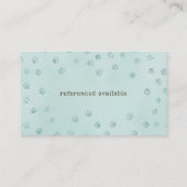 Happy Dogs Pet Sitter Dog Walker Cute Drawings 名刺 (裏面)