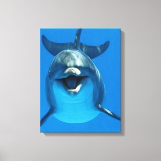 Happy Dolphin Canvas Print キャンバスプリント