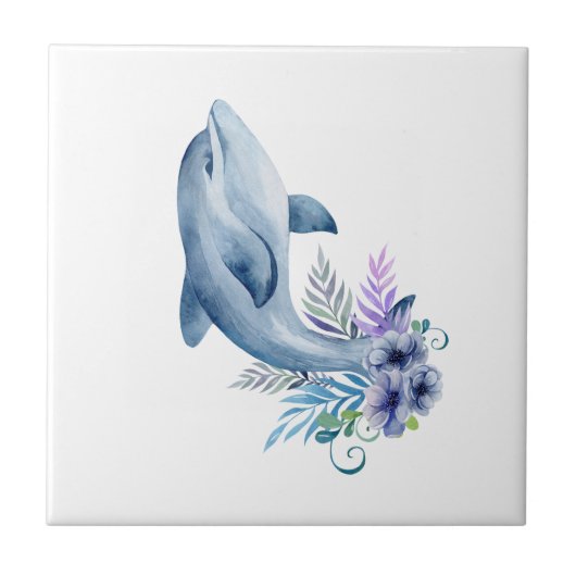 Happy Dolphin Design タイル (正面)