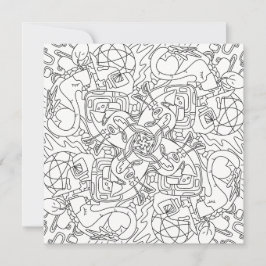 Happy Doodles:世界中のカラーリングフラットカード