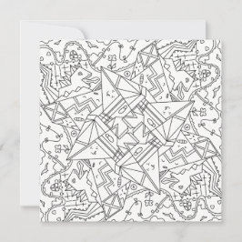 Happy Doodles：折り紙恐竜の土地着色