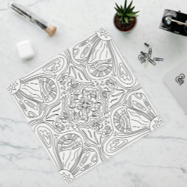 Happy Doodles：晴れた日のカラーリングページ子供へ ポスター