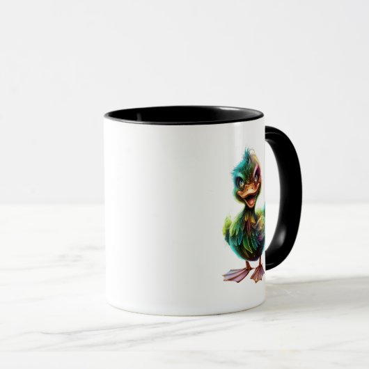 Happy duck. マグカップ (正面右)