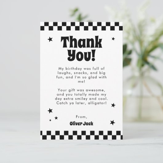 Happy Dude  サンキューカード (スタンド正面)