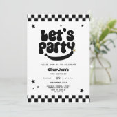 Happy Dude Any Age Birthday Invitation 招待状 (スタンド正面)