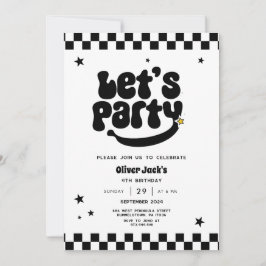 Happy Dude Any Age Birthday Invitation 招待状