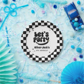 Happy Dude Any Age Birthday Paper Plate ペーパープレート (パーティー)