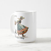 Happy Dyngus Day Mug コーヒーマグカップ (正面左)